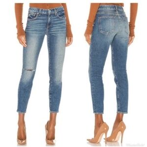 Trave Sophie Low Rise Slim Crop Jean in Heartbreaker